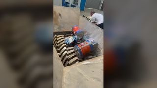 Máy hủy trống kim loại trục đôi để tăng hiệu quả nấu chảy