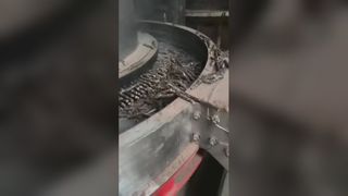 Máy viên sinh khối đang hoạt động: Sản lượng cao ổn định