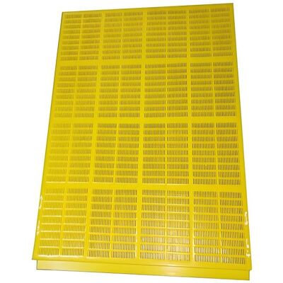30mm Thickness Yellow Polyurethane Screen Mat with 2mm Wire Mesh for High Wear Resistance in Mining