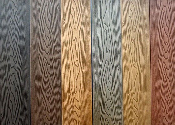 Outdoor WPC Fluted Wall Panel Wood Plastic Composite