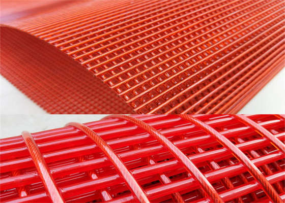 Mining Polyurethane High-Frequency Screen (Steel/S.S. Wire Inside, Polyurethane Outside) With 2-25mm Square/Rectangular Holes, Metal/PU Hooks – Replaces Ando Tufflex, Wear-Resistant & High Efficiency