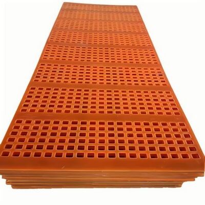 30mm Thick Polyurethane Screen Mat with High Wear Resistance and Self-Cleaning Apertures for Mining Coal Screening