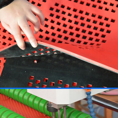 1.25m Rubber Screen Panel 8mm Thickness with Hooks for Dry Screening