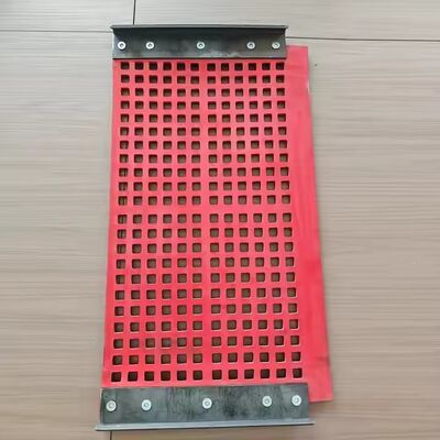 1m Anti-Clog Rubber Screen Panel with 4mm Round Holes