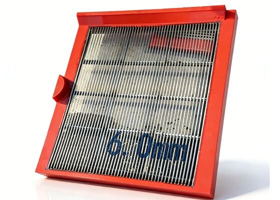 Qualified High Drainage Efficiency Polywedge Screen Panels with 91 Shore A Polyurethane Frame
