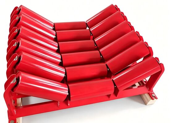 Lightweight Conveyor Roller HDPE Tube Dustproof Seal Mining Conveyor Equipment