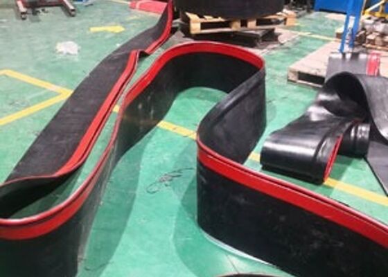 Conveyor PU Skirting Strip Beveled Edge Wear Resistant Aggregate Conveyor Sealing