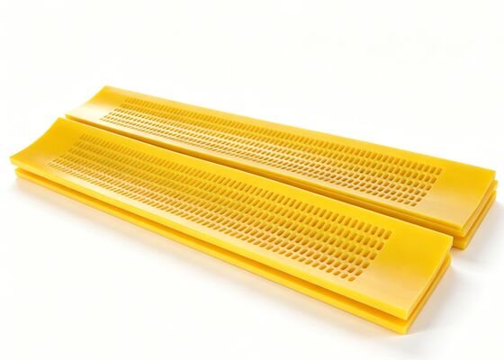 Self Cleaning Red Polyurethane Flexible Mats for Sticky Fine Mineral Separation