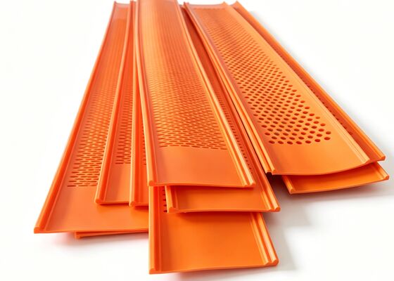 Modular PU Flip Flop Screen with Snap-on Lock for Aggregate Sizing
