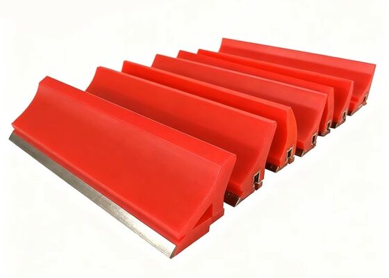 Mining Conveyor PU Cleaner Blade Adjustable Pressure Efficient Belt Cleaning System