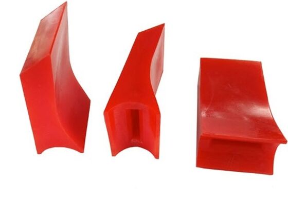 Polyurethane Conveyor Cleaner Yellow Blade Heavy Duty Aggregate Conveyor Application