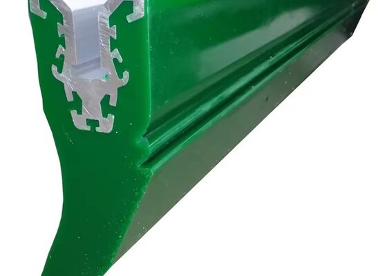 Heavy Duty PU Belt Cleaner Mining Conveyor High Wear Resistance Yellow Blade System
