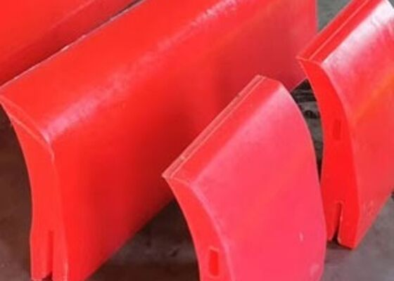 Conveyor PU Scraper Blade Heavy Duty Wear Resistant Ore Handling Conveyor System