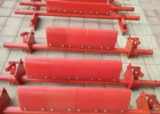 Polyurethane Belt Cleaner Secondary Scraper Blue PU Blade High Wear Resistance Conveyor