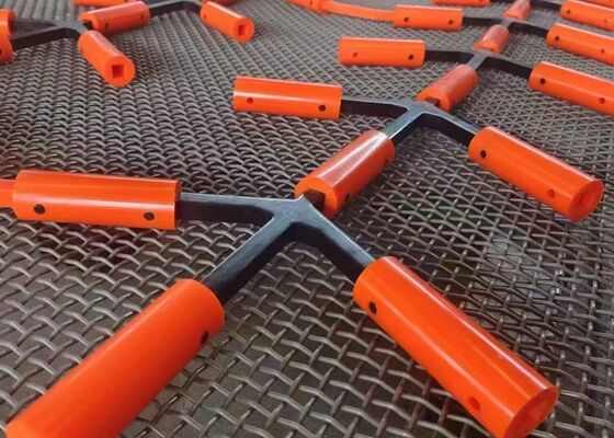 Durable Anti Pegging Rods for Mining Screen Decks