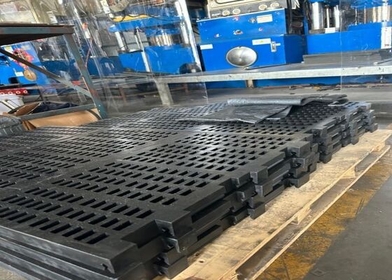 Modular Rubber Screen Panel for Mineral Processing Applications