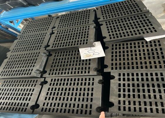 Self Cleaning Rubber Screen Panel for Sticky Material Screening