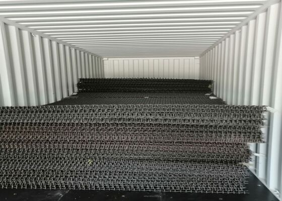 Abrasion Resistant High Tensile Manganese Steel Wire Mesh for Mineral Screening Applications
