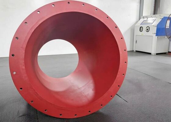 High Abrasion Resistant Natural Rubber Liner Wear Resistant Rubber Sheet with 80 Shore A Hardness and Bolt Fixed Installation