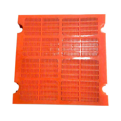 High Tensile Strength Wear Resistant Polyurethane Dewatering Screen Panel with 0.125mm Aperture for Sand Dewatering