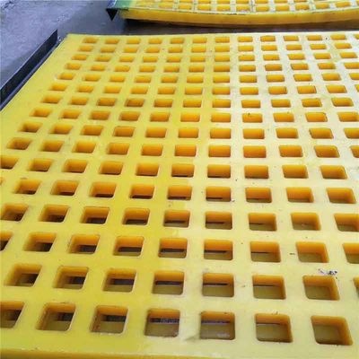 Wear-Resistant Polyurethane Screen Panels with Self-Cleaning Apertures and High Tensile Strength Steel Frame
