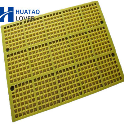 5mm Aperture Polyurethane Modular Screen Panel with Self-Cleaning Apertures for Vibrating Screener