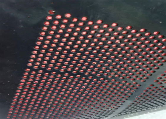 5mm kích thước khẩu độ tự làm sạch màn hình lỗ tròn cao su cho lợi ích