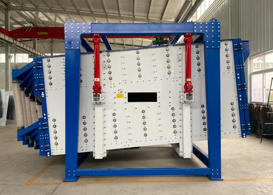 Máy lọc cát thạch anh đa lớp điện hình vuông quay rung màn hình xoay