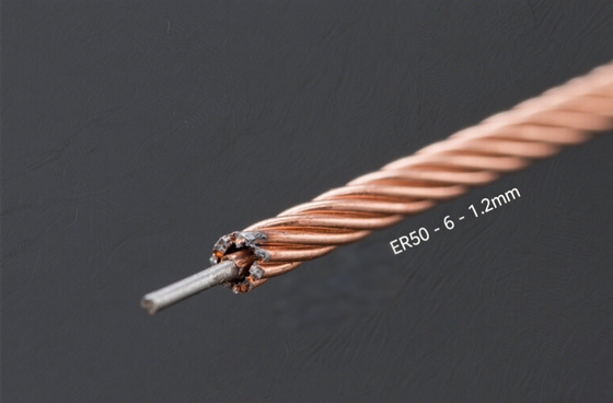 Sợi hàn lõi dòng điện công nghiệp cao với hàm lượng hydro 5ml / 100g và tỷ lệ kéo dài 22-28%