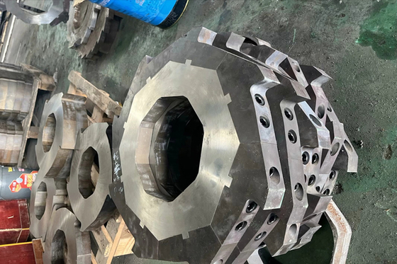 Lưỡi máy hủy trục đôi siêu chất lượng được sử dụng để tái chế kim loại