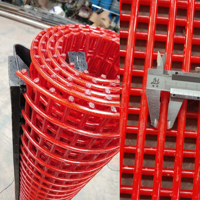 Màn hình tufflex thép loại công nghiệp 2,5mm được phủ PU với kích thước khẩu độ 1x6mm