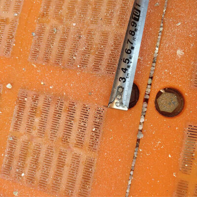 30mm Độ dày Polyurethane Mesh Pu cho nhà máy rửa than