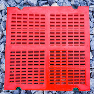 Mạng lưới màn hình khai thác than linh hoạt cao mới Vibrating Polyurethane Pu Screen Linear Type với bảo hành 6 tháng