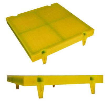 Bảng màn hình polyurethane rung thẳng với khả năng chống mòn cao để sàng lọc hiệu quả