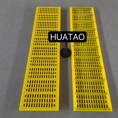 WS85 Bảng màn hình khử nước polyurethane với lỗ hổng cong chống tắc nghẽn để lắp đặt nhanh và kích thước tùy chỉnh