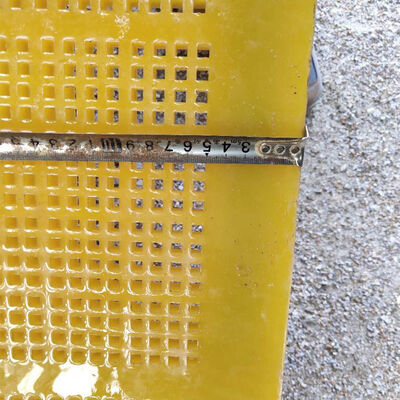 Tấm lưới polyurethane dày 40mm với đường kính dây 1.5mm cho khả năng chống mài mòn cao trong khai thác mỏ