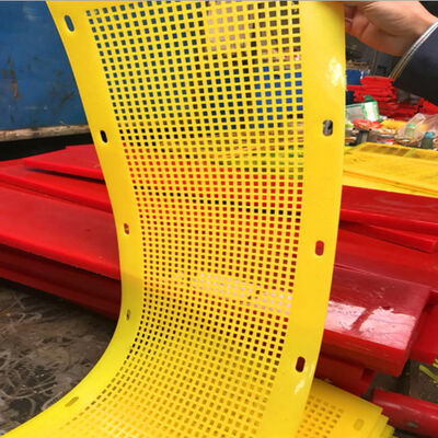 Polyurethane Flip-Flop Screen Panel với lỗ 4mm và độ dày 7mm để chống tắc nghẽn