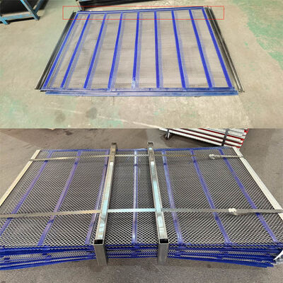 Crusher tự làm sạch màn hình lưới với Wrap Edge rung màn hình lưới trong Quarrying và tổng hợp chế biến