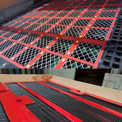 Độ bền cao Poly Ripple tự làm sạch lưới dây với chống tắc nghẽn và mặc chống lại cho sàng lọc chính