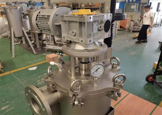 Vỏ lọc tự làm sạch bằng thanh gạt cho lọc chất lỏng trứng