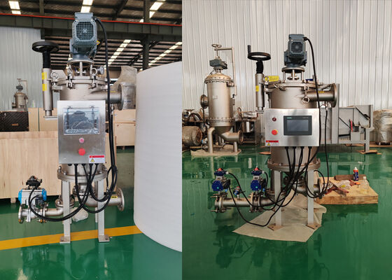 Bộ lọc tự làm sạch máy cạo bên ngoài để lọc chất lỏng có độ nhớt cao
