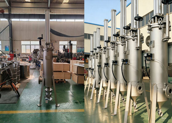 Bộ lọc tự làm sạch loại máy cạo khí nén tự động cho ngành hóa chất