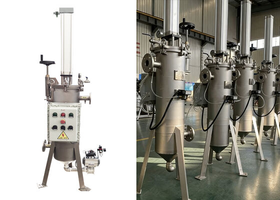 Bộ lọc tự làm sạch loại máy cạo khí nén tự động cho ngành hóa chất