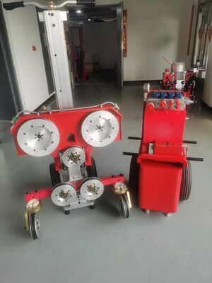 Máy cưa dây thủy lực HT 25kw có thể dễ dàng xử lý các điều kiện làm việc khác nhau