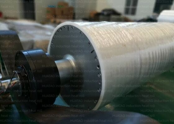 Mạ crom cứng Teflon phun gốm hoặc cacbua vonfram Con lăn sưởi ấm cảm ứng điện từ Thép hợp kim và thép