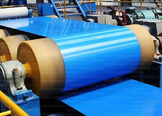 Mạ crom cứng Teflok Xịt gốm hoặc cacbua vonfram Con lăn gia nhiệt điện từ Chênh lệch nhiệt độ bề mặt trong vòng 1c Con lăn gia nhiệt cảm ứng