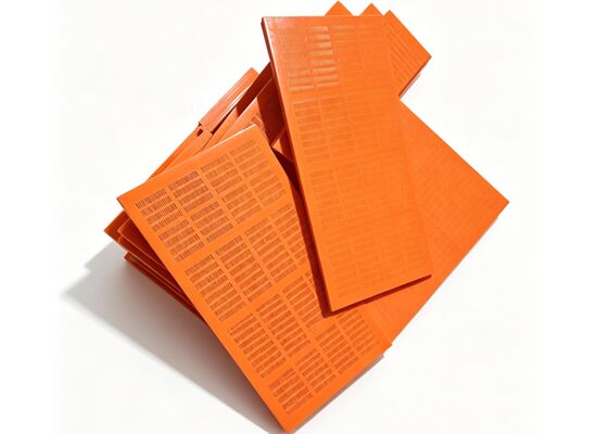 Bảng lọc polyurethane tùy chỉnh với khẩu độ biến đổi cho quặng và đá cát