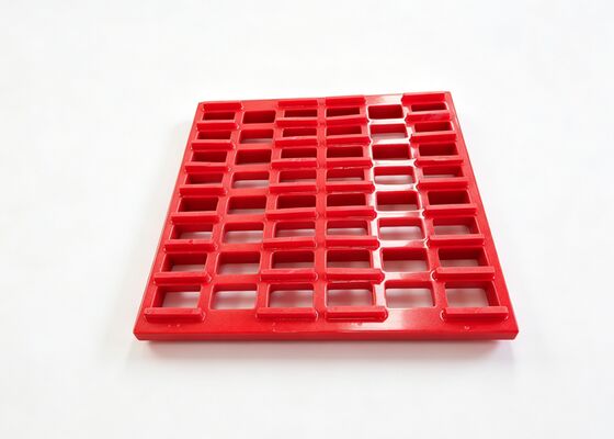 Màng màn hình polyurethane với lỗ cong để khai thác hiệu suất chống cắm
