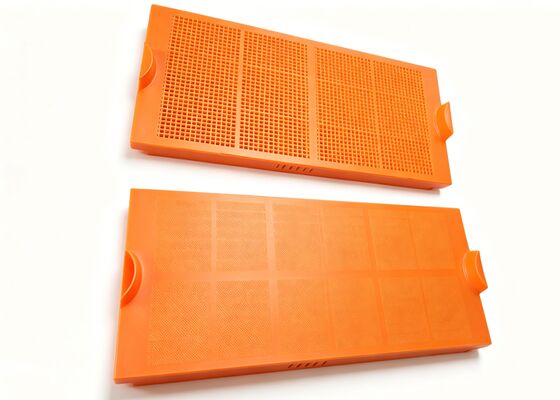 Các tấm màn hình polyurethane thay thế cho máy xoay trong khai thác cát dầu