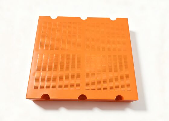 Bolt-Down Polyurethane Screen Panel cho máy vibrating screen trên sàn cứng